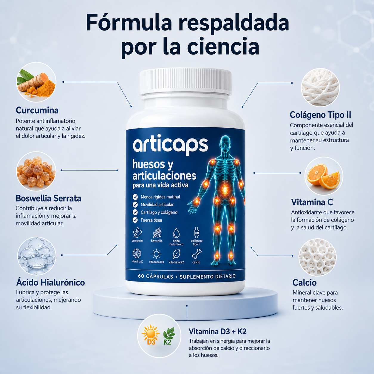 ARTICAPS® — Huesos y articulaciones para una vida activa